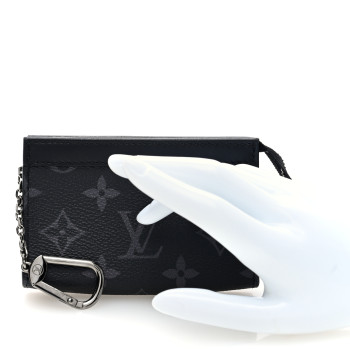 LOUIS VUITTON Monogram Eclipse Key Pouch Voyage