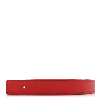 HERMES Swift Epsom 24mm Belt Strap 85 34 Rouge Casaque Rouge Tomate