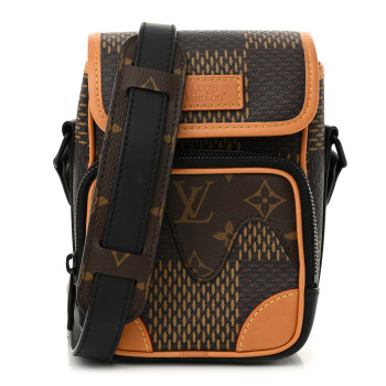 LOUIS VUITTON X NIGO Giant Damier Ebene Monogram Nano Amazone Messenger