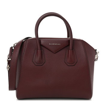 GIVENCHY Sugar Goatskin Small Antigona Oxblood