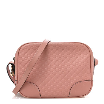 GUCCI Soft Microguccissima Mini Bree Messenger Bag Soft Pink