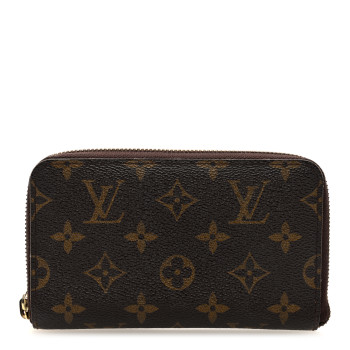 LOUIS VUITTON Monogram Zippy Compact Wallet