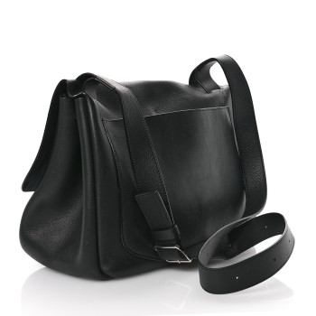 THE ROW Calfskin Small Mail Bag Black