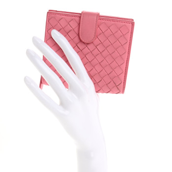 BOTTEGA VENETA Nappa Intrecciato French Flap Wallet Watteau