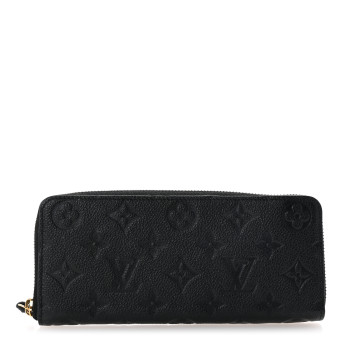 LOUIS VUITTON Empreinte Clemence Wallet Black