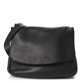 THE ROW Calfskin Small Mail Bag Black