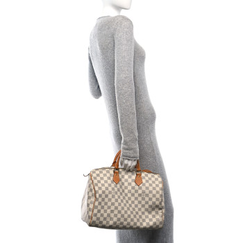 LOUIS VUITTON Damier Azur Speedy 35