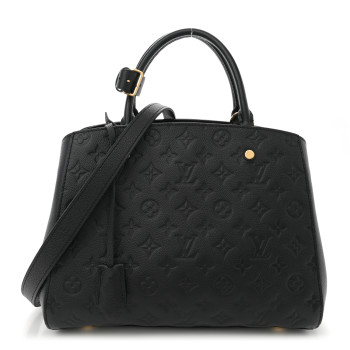 LOUIS VUITTON Empreinte Montaigne MM Black