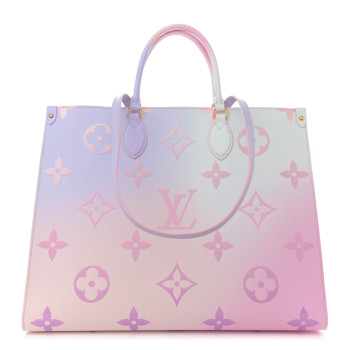 LOUIS VUITTON Monogram Giant Spring In The City Onthego GM Sunrise Pastel