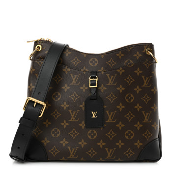 LOUIS VUITTON Monogram Odeon MM Black