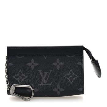 LOUIS VUITTON Monogram Eclipse Key Pouch Voyage