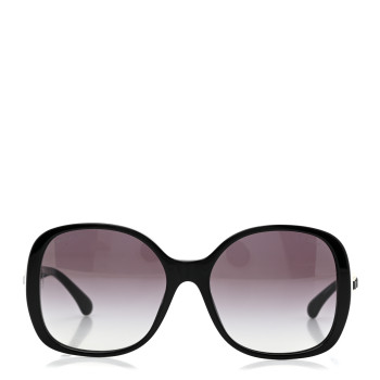CHANEL Acetate Chain Sunglasses 5470-Q-A Black