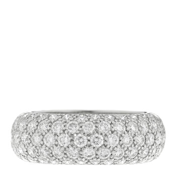 TIFFANY Platinum Diamond Five Row Etoile Band Ring 54 6.75