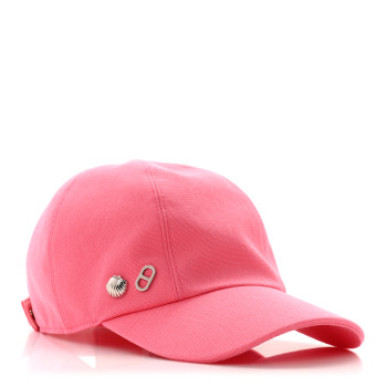 HERMES Cotton Canvas Serena Seashell Cap 59 Rose Azalee