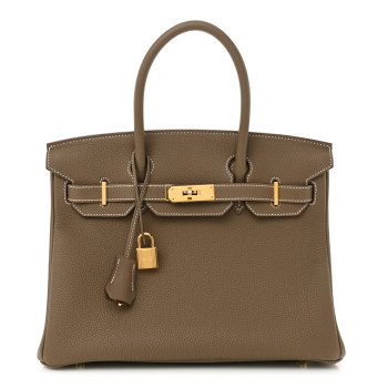 HERMES Togo Birkin 30 Etoupe