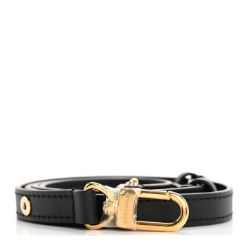 LOUIS VUITTON Calfskin Neonoe Shoulder Strap Black