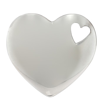 TIFFANY Sterling Silver Stencil Heart Pendant