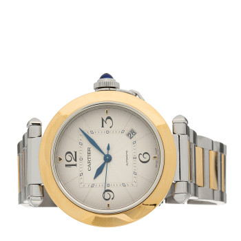 CARTIER Stainless Steel 18K Yellow Gold 41mm Pasha C Automatic Watch