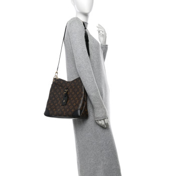 LOUIS VUITTON Monogram Odeon MM Black