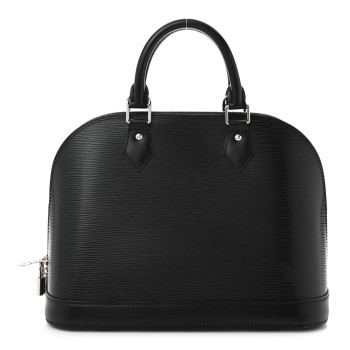 LOUIS VUITTON Epi Alma PM Black