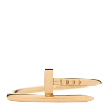 CARTIER 18K Yellow Gold Small Juste Un Clou Ring 58 8.25