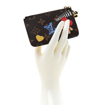 LOUIS VUITTON Monogram 57th Street NYC Zipped Romy Card Holder Yellow Cab
