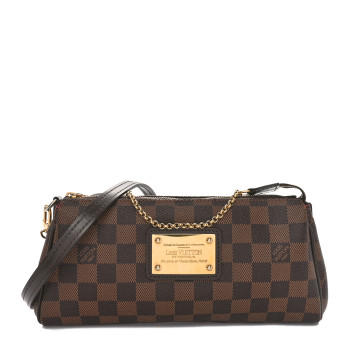 LOUIS VUITTON Damier Ebene Eva Clutch