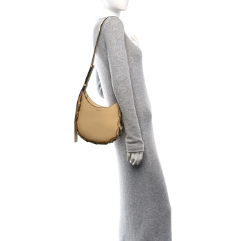 CHLOE Small Grain Smooth Calfskin Small Darryl Hobo Subtle Yellow