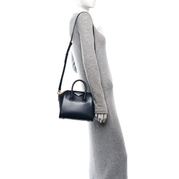 GIVENCHY Shiny Lord Calfskin Mini Antigona Navy