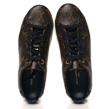 LOUIS VUITTON Patent Monogram Frontrow Sneakers 36.5
