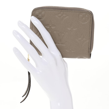 LOUIS VUITTON Empreinte Zippy Coin Purse Tourterelle