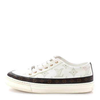LOUIS VUITTON Mahina Stellar Sneakers 37.5 White