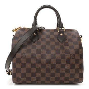 LOUIS VUITTON Damier Ebene Speedy Bandouliere 25