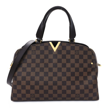 LOUIS VUITTON Damier Ebene Kensington Bowling Bag