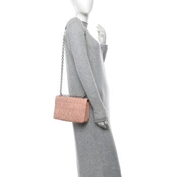 PRADA Nappa Gaufre Chain Shoulder Bag Pesca
