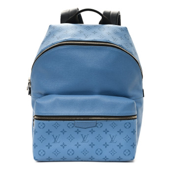 LOUIS VUITTON Taiga Monogram Discovery Backpack PM Blue Lagoon