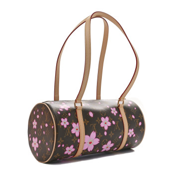 LOUIS VUITTON LV X TM Monogram Cherry Blossom Papillon Sakura Brown