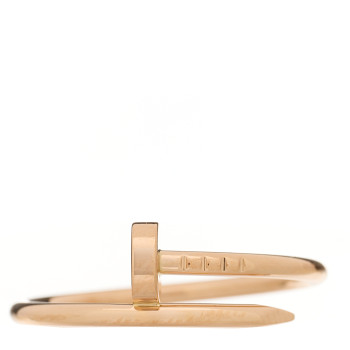 CARTIER 18K Pink Gold Small Juste Un Clou Ring 62 10