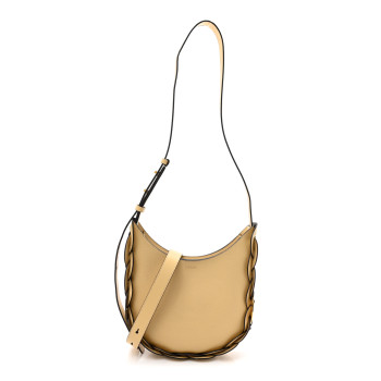 CHLOE Small Grain Smooth Calfskin Small Darryl Hobo Subtle Yellow