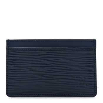 LOUIS VUITTON Epi Card Holder Indigo