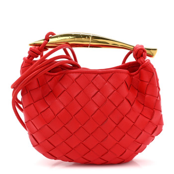 BOTTEGA VENETA Nappa Intrecciato Mini Sardine Bag Vernis