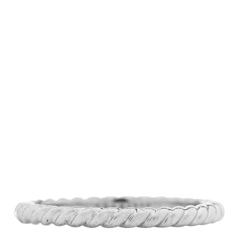 DAVID YURMAN Platinum 2mm Cable Wedding Band Ring 55 7.25