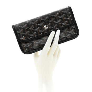 GOYARD Goyardine Pouch Black
