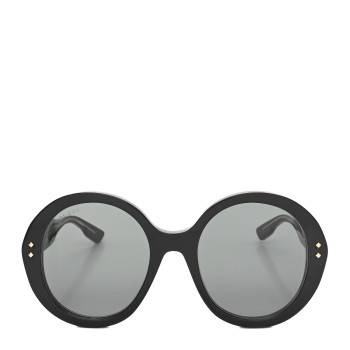 GUCCI Acetate Round Sunglasses GG1081S Black