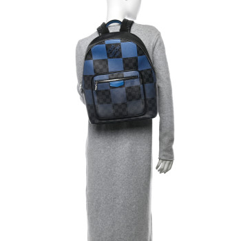 LOUIS VUITTON Damier Graphite Giant Josh Backpack Blue LOUIS VUITTON Damier Graphite Giant Josh Backpack Blue