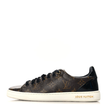 LOUIS VUITTON Patent Monogram Frontrow Sneakers 36.5