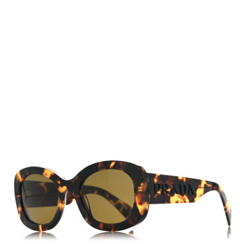PRADA Acetate Oval Sunglasses SPR A13 Tortoise