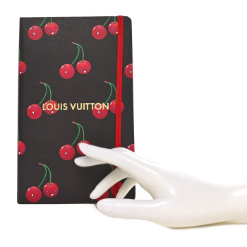 LOUIS VUITTON LV X TM Monogram Cerises Jane Notebook MM