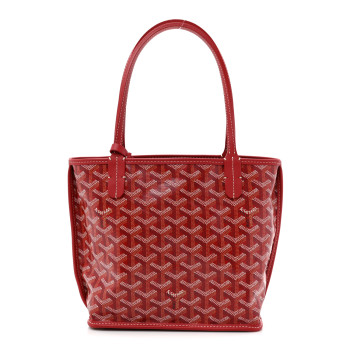 GOYARD Goyardine Reversible Mini Anjou Red