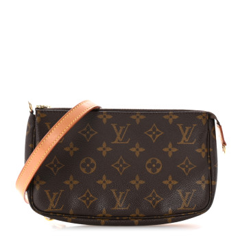 LOUIS VUITTON Monogram Accessories Pochette Long Strap